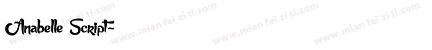 Anabelle Script字体转换